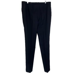 HUGO BOSS Black Lightweight Women's Size 10 Tailored Wool Straight-Leg Trousers